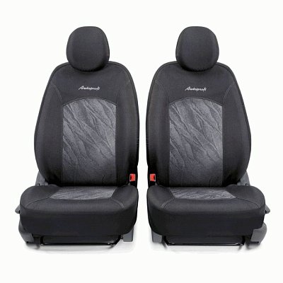Чехлы автомоб. JACQARD жаккард 11 предм 2 молн чёрн/серые AIRBAG JAC-1102 ANTHRACITE