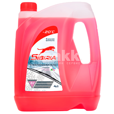 Незамерзающая жидкость Sibiria -20С Бабл-гам 4л 
