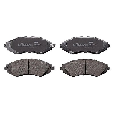 Колодки тормозные передние HF 350 319 HOFER