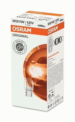 Автолампа W21W 12V OSRAM 7505