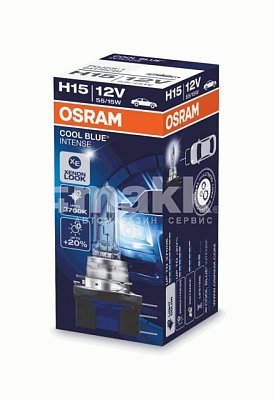 Автолампа H15 12V 55/15W OSRAM 64176CBI PGJ23T-1