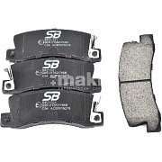 Колодки тормозные дисковые задние BP21321 SB NAGAMOCHI