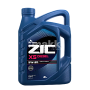 Масло моторное ZIC X5 Diesel 5W30  полусинтетическое 4л