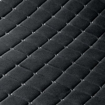 Накидки на сиденье Car Performance передние 2 шт алькантара черн/серые 5шт/уп CUS-1012 BK/GY