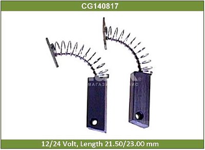 Щетка генератора 8*5*21,5*23 12V 24V (ком-кт 2 шт) 140817 Cargo