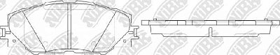 Колодки тормозные передние PN1530 NIBK