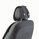 Накидки на сиденье Car Performance передние 2 шт  fiberflax беж/коричневые 5шт/уп CUS-1052 BR/BE