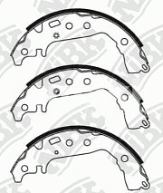 Колодки тормозные задние FN2383 NIBK