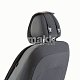 Накидки на сиденье Car Performance передние 2 шт  fiberflax беж/коричневые 5шт/уп CUS-1052 BR/BE