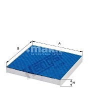 Фильтр салонный Hengst E2990LB (FP 2358) HAVAL, HONDA противоаллергенный с биопокрытием