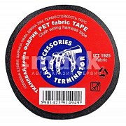 Изолента тканевая 25м 19мм 0,25мм Terminator -40 до +150 подкапотная черная IZT 1925 fab