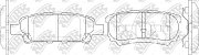 Колодки тормозные задние PN3502 NIBK