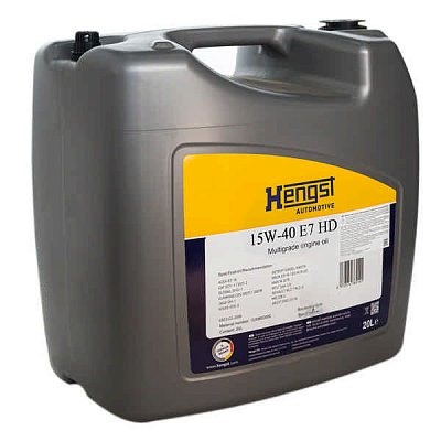 Масло моторное Hengst 15W40 E7 HD 20л