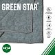 Салфетка из микрофибры 40x40 Green Star темно-серая 250 гр/м2