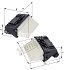 Фильтр воздушный Hengst E1328L-2 (C 29 035-2) MERCEDES-BENZ C-Klasse (W204/C204/S204) комплект 2шт