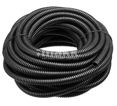 Трубка изоляционная "гофра" АВТОЭЛЕКТРОНИКА ТГ12,7-5 (Ø12,7мм;5м, метраж)