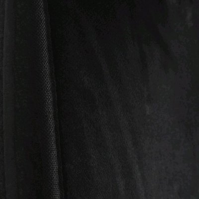 Накидка на сиденье черная GS Premium искусственный мех короткий ворс 150*55 см 1 шт