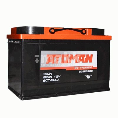Аккумуляторная батарея 92 Ач ATOMAN п/п  32*17,5*20,8
