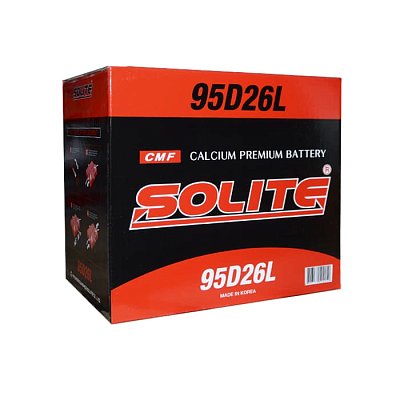 Аккумуляторная батарея 85 Ач Solite CMF о/п (95D26L)  26*16,8*22