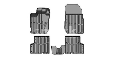 Коврики в салон Renault Duster (17+) к-т 4шт черный SRTK RN.DUST.17G.02X35
