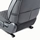 Накидки на сиденье Car Performance передние 2 шт алькантара черные 5шт/уп CUS-2012 BK/BK