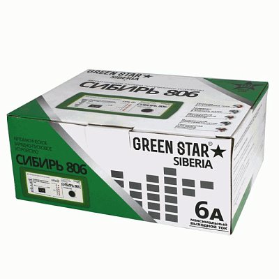 Зарядное устройство Сибирь 806 Green Star 0,4- 6А ( 6V-12V)
