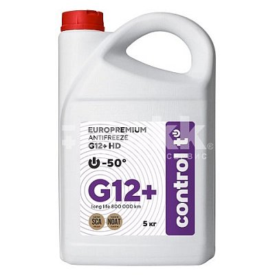 Антифриз  Control T Europremium (-50) 5кг G12+ HD фиолетовый