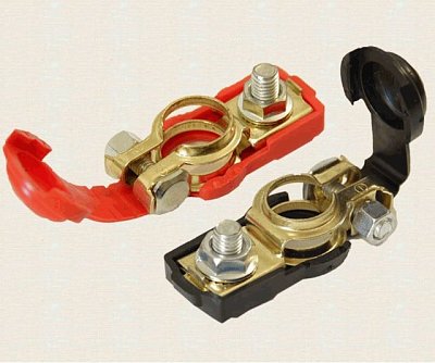 Клеммы аккумуляторные стальные быстросъемные КЛ035 Европа (2 шт)