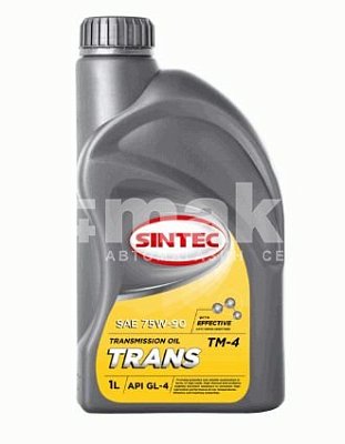 Масло трансмиссионное SINTEC TRANSMISSION 75W90 синт API GL-4 ТМ-4-18 1л 