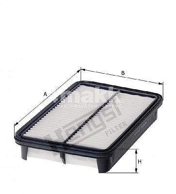 Фильтр воздушный Hengst E656L (C 2731/1, A-177, A-456) Toyota Corolla