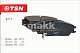 Колодки тормозные передние HYUNDAI ACCENT Getz Santa Fe HONDA ACCORD TSN 2.1.1 "В" 