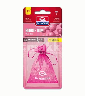 Ароматизатор подвесной Dr.Marcus Fresh Bag Bubble gum запах жвачки 22г DM507-10-1
