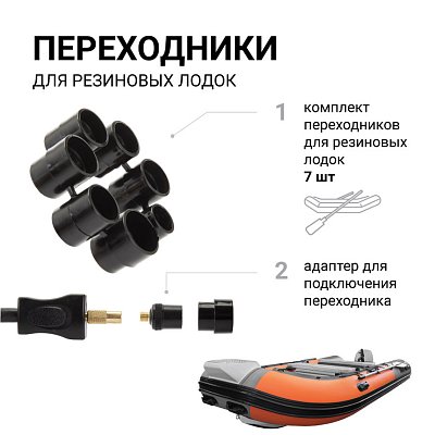 Компрессор  50л/мин 280W 12V 10Атм с фонарем шланг с переходником Агрессор AGR-50L