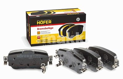 Колодки тормозные задние HF 350 931 HOFER