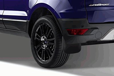 Брызговики черные модель FORD EcoSport 2014+ задние (к-т 2 шт) Novline NLF.16.59.E13