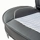 Накидки на сиденье Car Performance передние 2 шт экокожа черн/серые CUS-2072 BK/GY