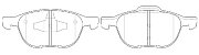 Колодки тормозные дисковые передние BP51365 SB NAGAMOCHI