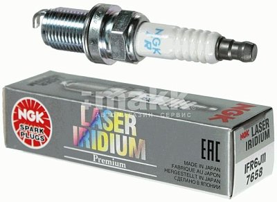 Свеча зажигания NGK 7658 IFR6J11 (Iridium)