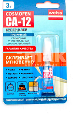 Клей Супер COSMOFEN 3гр цианоакрилатный CA-500.160