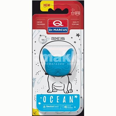 Ароматизатор на дефлектор Dr.Marcus COSMIC DOG Ocean&Ice 15г DM943box