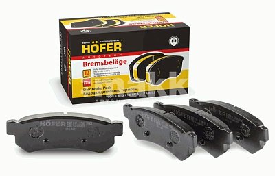 Колодки тормозные задние HF 350 903 HOFER