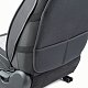 Накидки на сиденье Car Performance передние 2 шт fiberflax черн/серые CUS-2062 BK/GY
