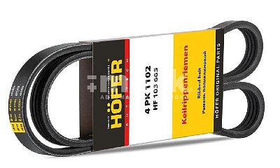 Ремень поликлиновой 4PK1102 Fiat Ducato, Citroen Jumper, Peugeot Boxer кондиц. HF 103 665