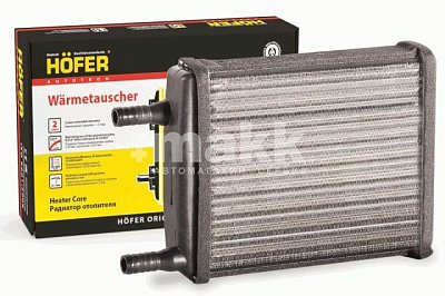Радиатор отопителя 3302, 2705 (D=16мм, до 2003 г. ) HF 730 231 Hofer