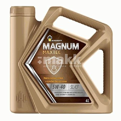 Масло моторное Rosneft Magnum Maxtec 5W40 полусинтетическое 4л