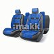 Чехлы MULTI COMFORT 11 предметов чёрно/синии MLT-1105GV BK/BL АКЦИЯ