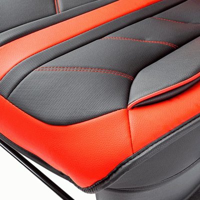 Накидки на сиденье Car Performance передние 2 шт экокожа черн/красные CUS-3012 BK/RD