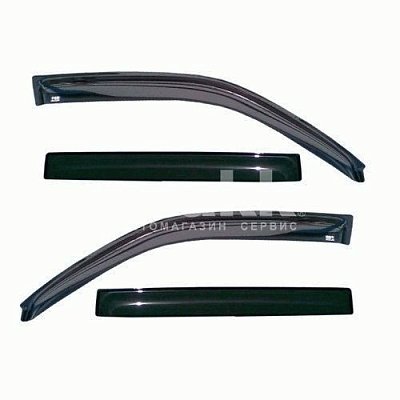 Дефлекторы на боковые стекла Voron Glass  Toyota Camry VII 2011-н.в.  cедан  накладные скотч CORSAR 