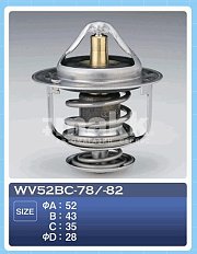 Термостат HONDA R18A, R20A, D15B, LDA, L15A WV52BC-82 ТАМА