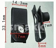 Скоба 33,1*14,3мм Н-2122